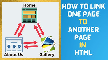 How to link one page to another in html