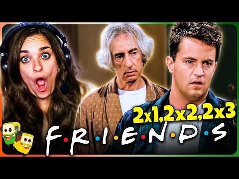 FRIENDS SEASON 2 Episodes 1, 2 & 3 REACTION! | First Time Watch!