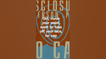 Thumbnail of Disclosure feat. Anderson .Paak, NO CAP (Lyrics - Chorus)