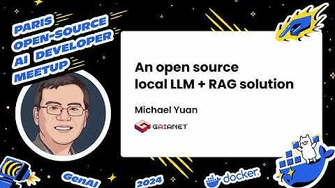 An open source local LLM + RAG solution, Michael Yuan, GaiaNet
