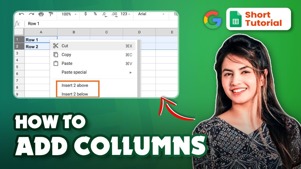 Mastering google sheets how to add columns 2024 youtube