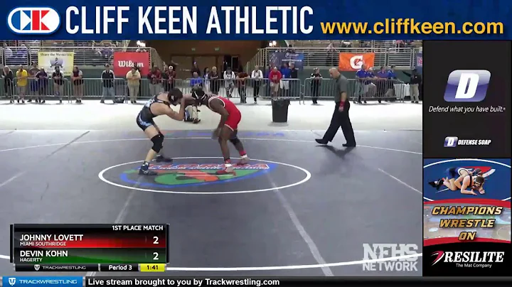 Johnny Lovett 2018 145lb 3A Florida Wrestling Stat...