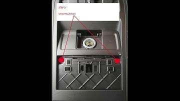 How to remove Passat B7 Rear Air Vents / Central Console
