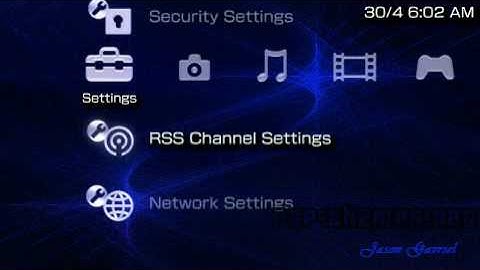 PSP Theme Blue Star PSP-Themes.NET