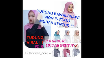 TUTORIAL TUDUNG 3 : BAWALSHAWL PLAIN NON INSTANT by atyrascarf