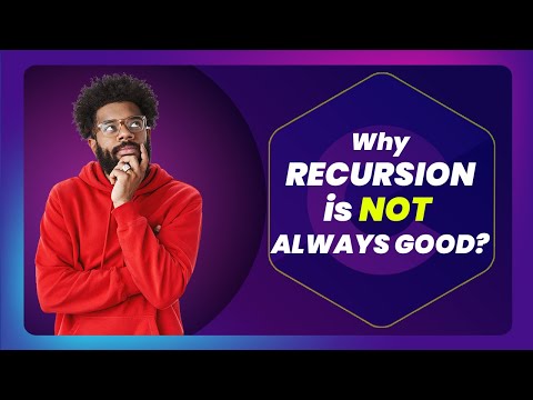 Why recursion is not always good