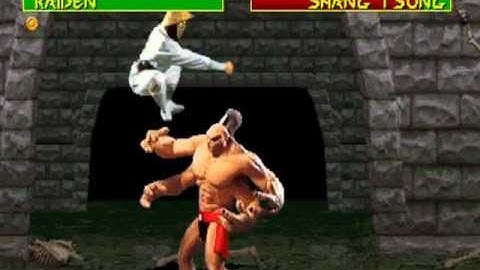 Mortal Kombat Arcade Version Prototype 4.0 Very Hard Playthrough Raiden / Rayden