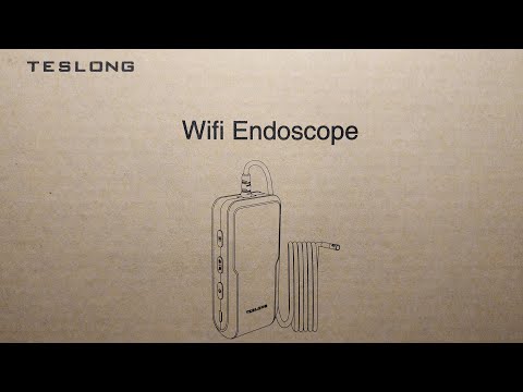 WIFI TESLONG Endoscope распаковка- обзор- тестирование-