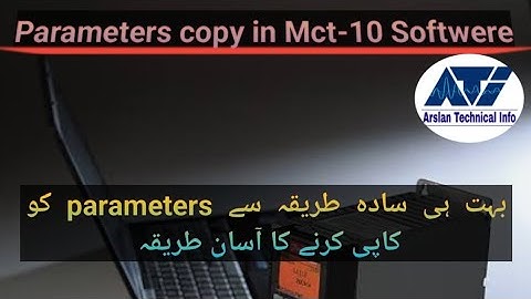 parameters copy with MCT-10 softwere of Automation vfd fc-302