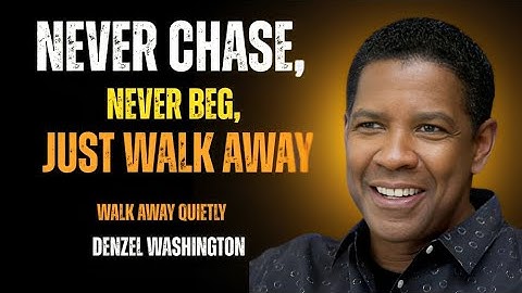 When You Stop Explaining Yourself, Everything Changes | Denzel Washington Motivation