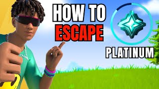 How To Get Out Of Platinum Rank In Fortnite!