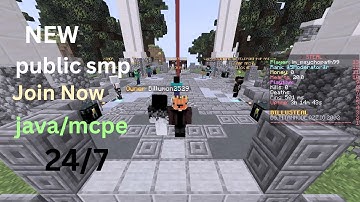 🔥Best Public survival SMP 1.21 | Cracked 24/7 Server | Java + PE | Free To Join 🎮|