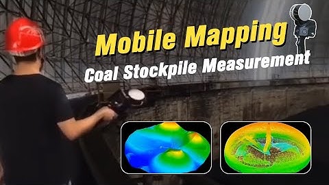 3D Real-Time Stockpile Mapping and Modelling Using SLAM100 Handheld LiDAR Scanner