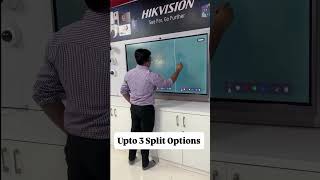 HIKVISION INTERACTIVE FLAT PANEL FEATURES….