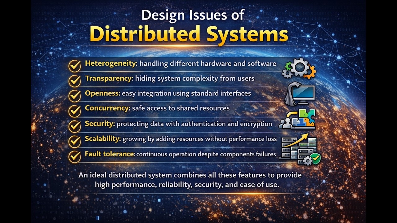 Design Issues in Distributed Systems - YouTube