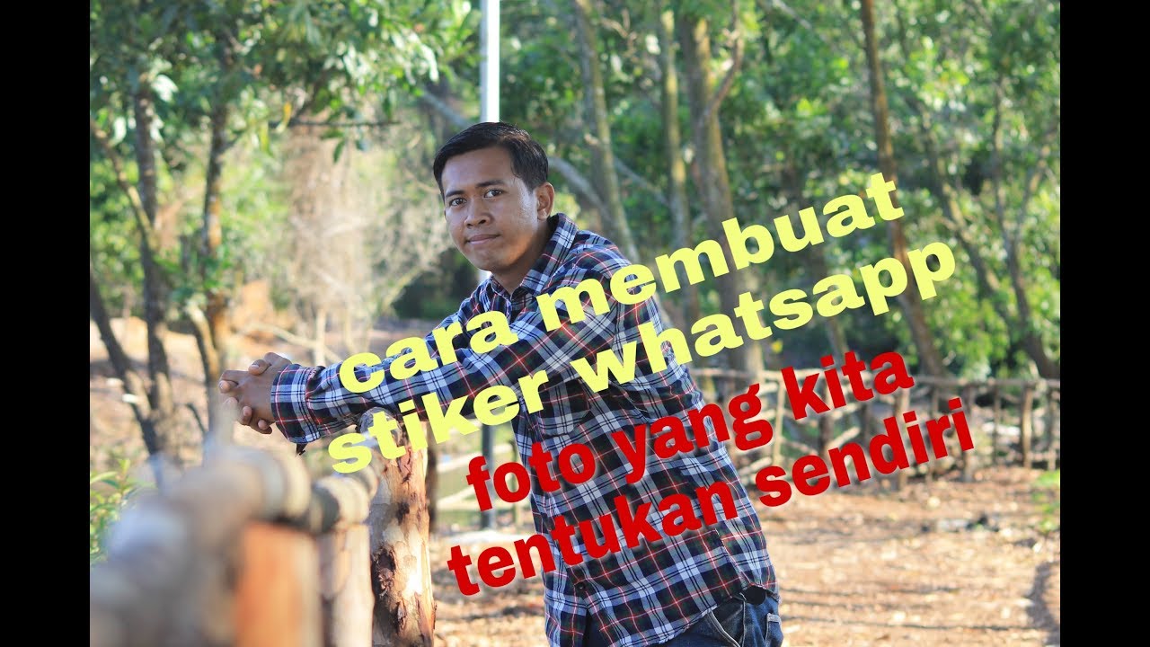  Cara  membuat  stiker  whatsapp  YouTube