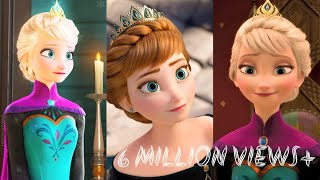 Frozen Queen Elsa and Queen Anna edit 💖 Señorita 💖 Disney Princess 💖 Elsa The Snow Queen 😊💖 #Shorts