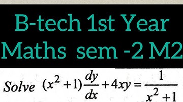 B-tech 1st Year Maths sem -2||Linear Differential Equations@maths naresh eclass