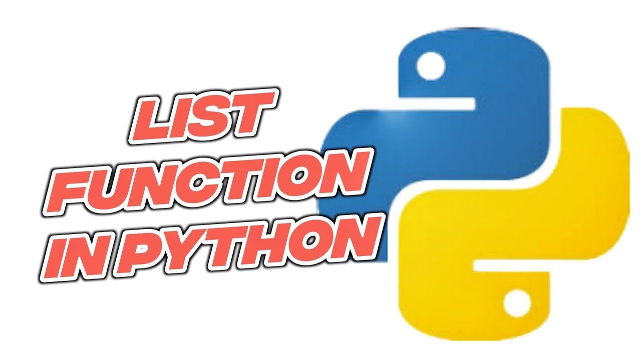 List Function in Python: What It Is and How to Use It - YouTube