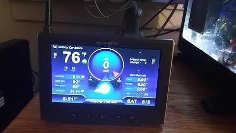 ACURITE 5 IN 1  weather station HD 1024M