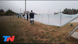 DÍA DE LA BANDERA 2022 | Una bandera de 400 metros que envuelve al pueblo de Pasman