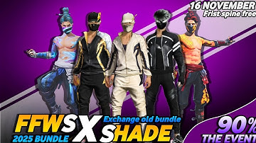 Golden Shade Bundle Return & Ffws 2025 Bundle 🤯🥳| free fire new event| ff new event| new event ff