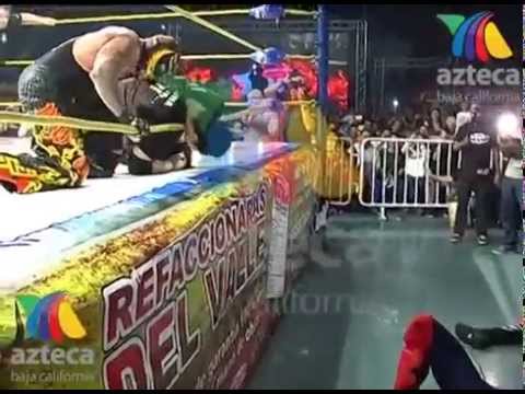 Official footage AAA Perro Aguayo Jr. dies match vs Rey Mysterio former wwe superstar