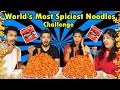 WORLD SPICEST NOODLES Eating Challenge | Spicy Korean Noodles Eating Competition