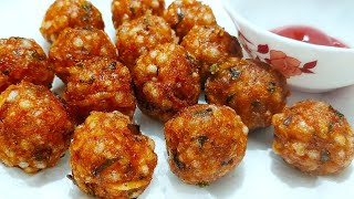 Chatpata Sabudana Potato Snacks Recipes | Crispy Chatpata Sabudana Balls Recipe