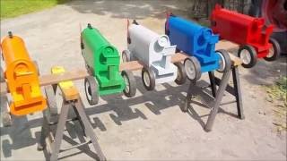 Custom Made Tractor Mailboxes For Sale Fresh off the Assembly Line...The First Prototypes of My Assorted Mailbox Tractors. Available in Any Tractor Color or Your Own Color