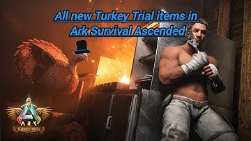 All new Turkey Trial items and spawn commands! | Ark Survival Ascended #asa #turkeytrial