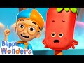 Blippi Wonders - Popsicle Ice Cream and More! | Cartoons For Kids | Blippi Animated Full Episodes