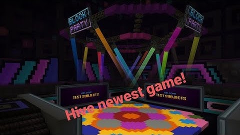 Hive new game -  Block party