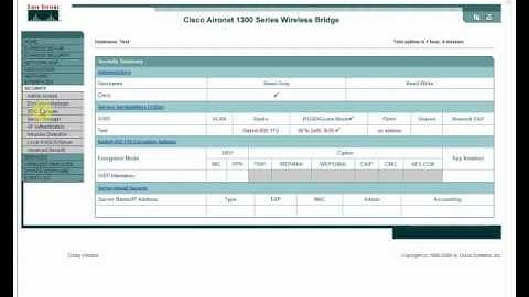Cisco Aironet1300 Series basic configuration