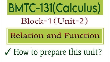 BMTC 131Calculus function and relation|@vmatics444
