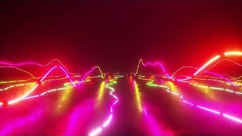 Flying Over Equalizer Stock Motion Graphics