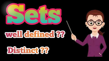 What is set?|well defined set|examples of set| explanation of important sets