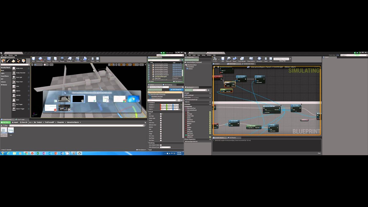 Building a game from scratch in ue4 hotel blind pt4 youtube