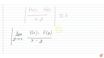 Let `f:R- gtR` be a continuous function such that `|f(x)-f(y)| gt=|x-y|` for all  `x,y in R` , ...