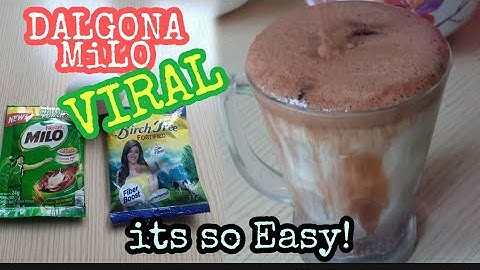 HOW TO MAKE DALGONA MILO (WITHOUT MIXER  MADE FROM HOME)