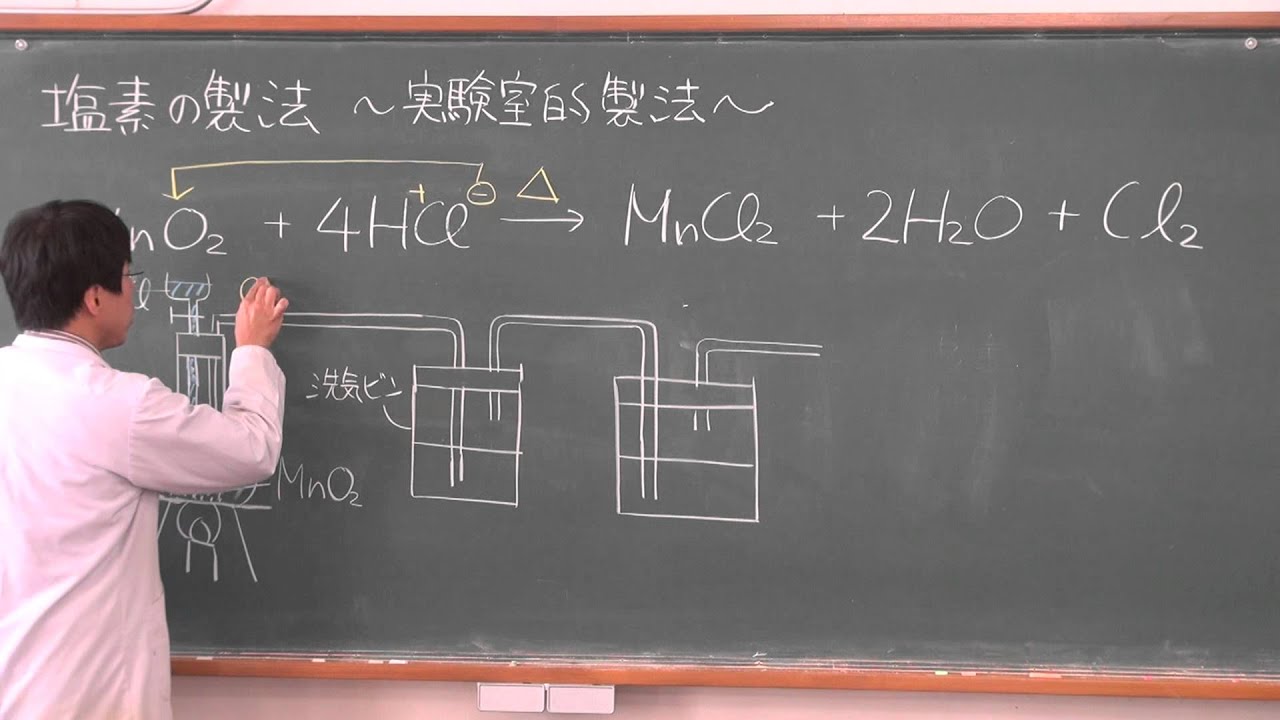 化学 無機化学 7of10 塩素の実験室的製法1 Youtube