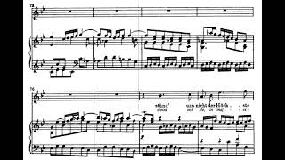 Unsre Stärke heißt zu schwach (BWV 14 - J.S. Bach) Score Animation