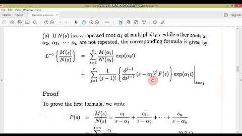 Heaviside expansion theorem for Laplace transform//MM-I//M.Adnan Anwar