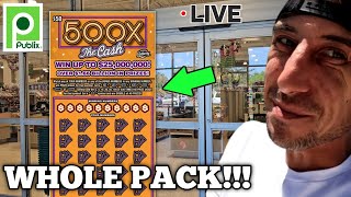 $1500 TOTAL!! FULL BOOK - $50 500X The Cash | Scratch Life VS Florida Lottery