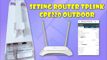 Cara Seting Router WiFi TP-Link CPE 220 Outdoor Melalui HP || Setting Tplink CPE 220 by mobile phone