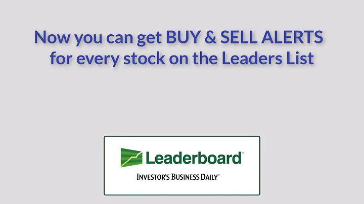 IBD Leaderboard: How To Get Alerts To Buy And Sell Signals
