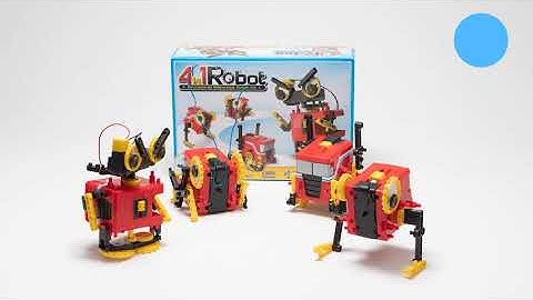 4 in 1 Educational Motorized Robot Kit