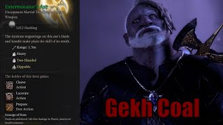 Famous How to kill Gekh Coal & get Exterminator's Axe | Baldur's Gate 3 Early Access Patch 6 Wealth
