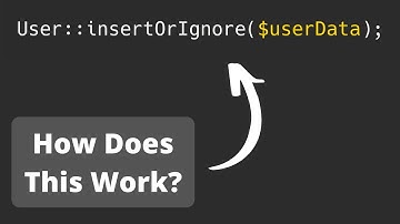 Laravel Query Builder: insertOrIgnore to Ignore SQL Errors