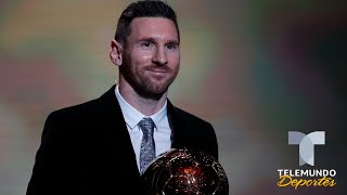 Lionel Messi conquista su sexto Balón de Oro como el mejor del mundo | Telemundo Deportes